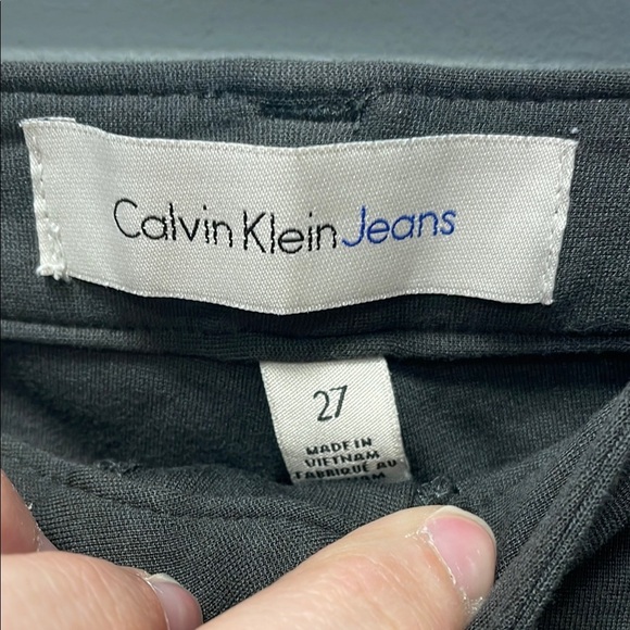Calvin Klein Jeans Stretchy Dress Pants in Charcoal Grey. Size 27 - Picture 3 of 6